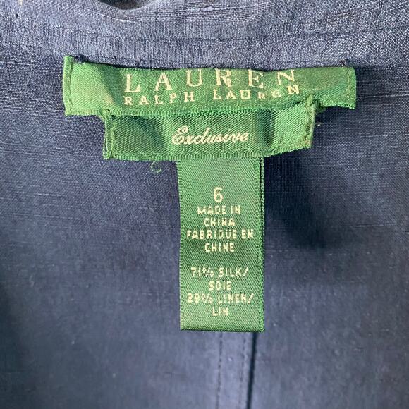 Ralph Lauren Exclusive Orlena Belted workshirt dress size 6 - Picture 9 of 11